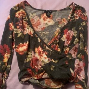 Floral crop top